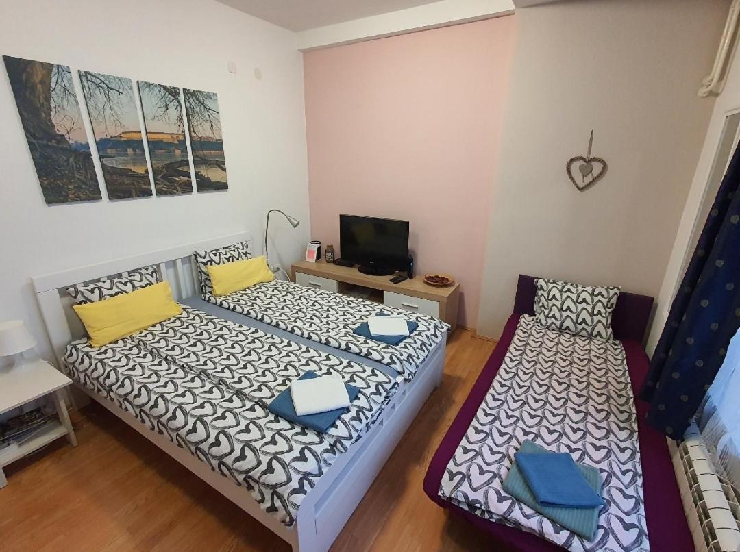 Studio Apartman Ld U Strogom Centru Novi Sad Luaran gambar